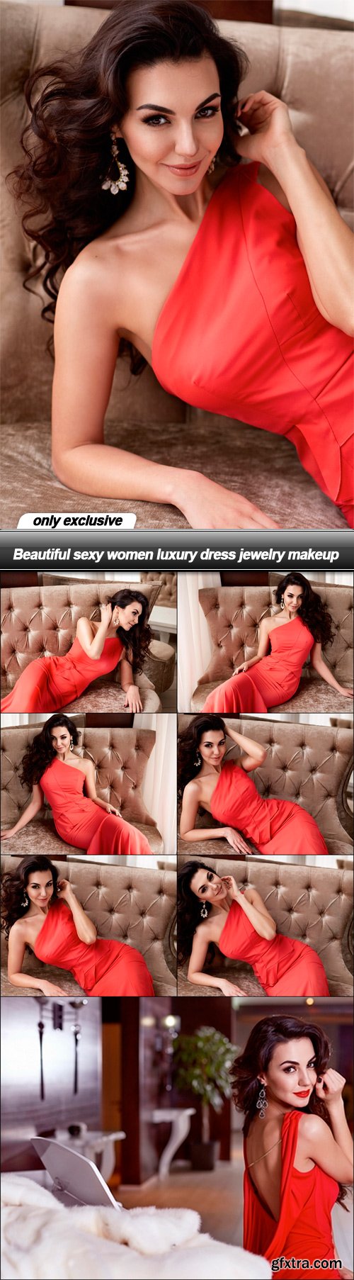 Beautiful sexy women luxury dress jewelry makeup - 8 UHQ JPEG
