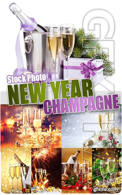 New Year Champagne 2 - UHQ Stock Photo
