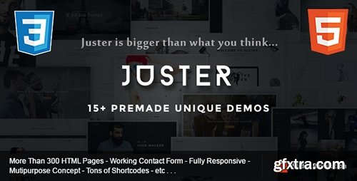 ThemeForest - Juster v1.0 - Multi-Purpose HTML Theme - 13975853