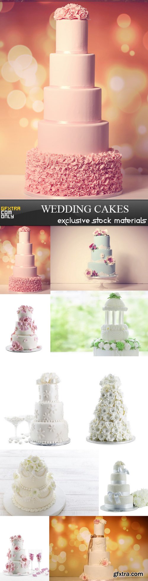 Wedding Cakes - 10 UHQ JPEG