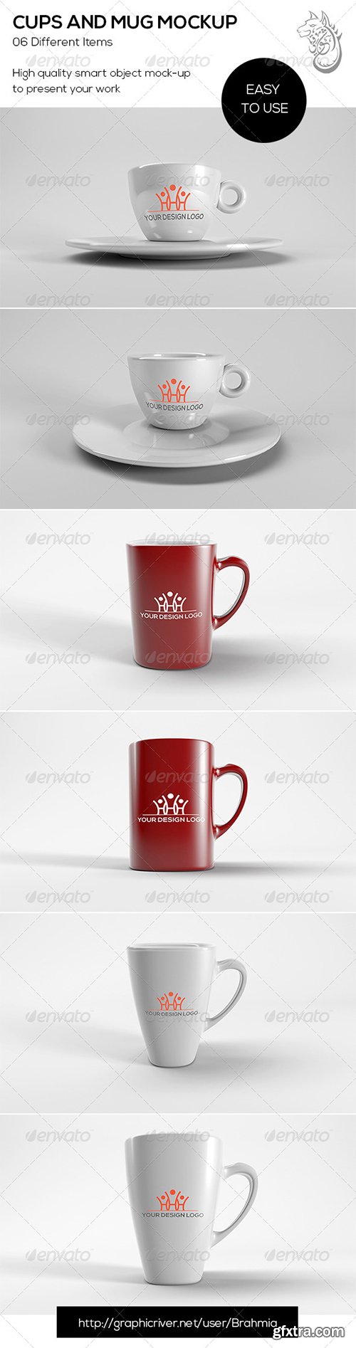 Graphicriver Cups And Mug Mockup 8683470
