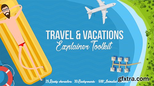Videohive Travel & Vacations Explainer Toolkit 17339134