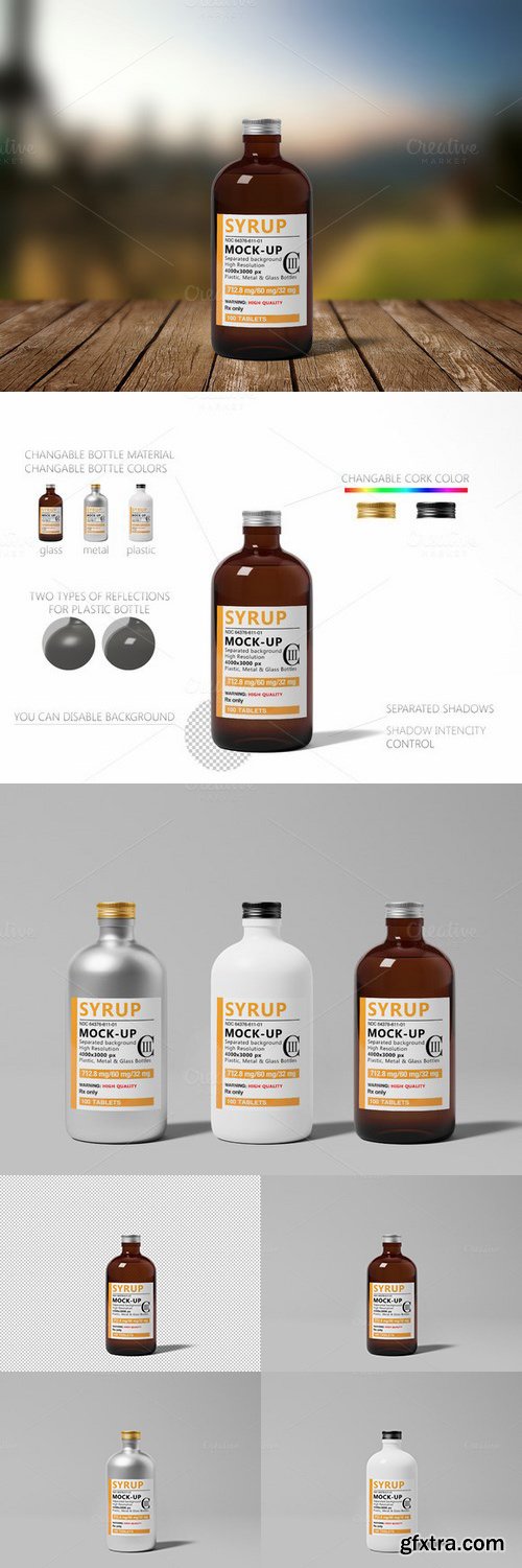 CM - Syrup Bottle Mock-Up 944469