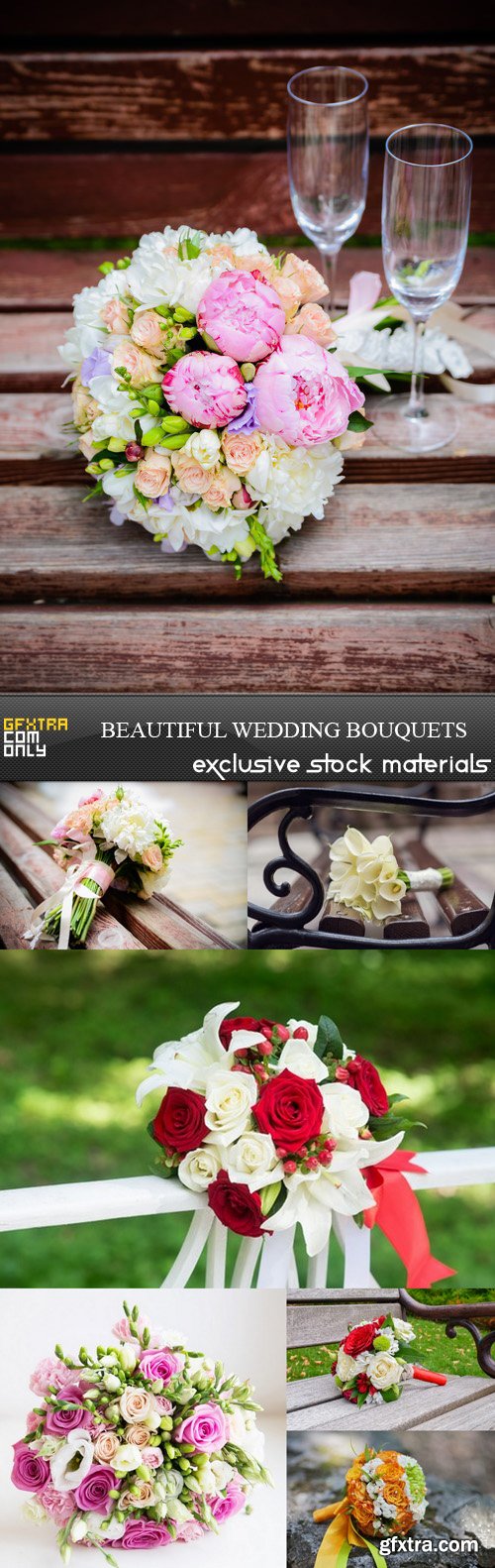 Beautiful Wedding Bouquets - 7 UHQ JPEG