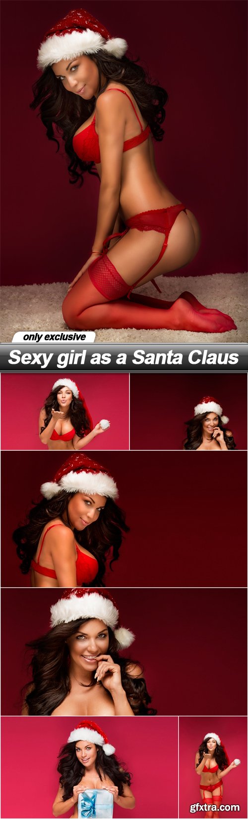 Sexy girl as a Santa Claus - 7 UHQ JPEG