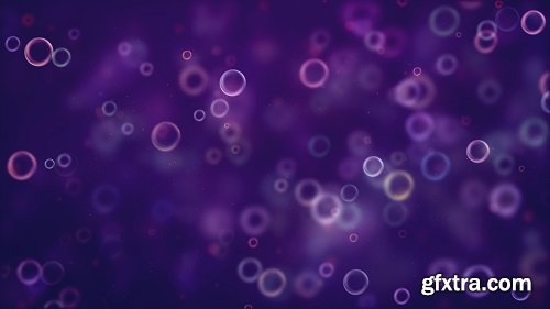 Bubbles in purple