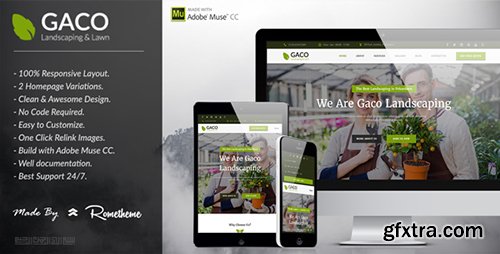 ThemeForest - Gaco - Landscaping Gardening Muse Template (Update: 19 February 2016) - 14719938