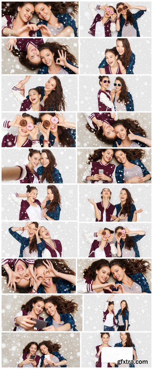 Girlfriends - 20 UHQ JPEG Stock Images