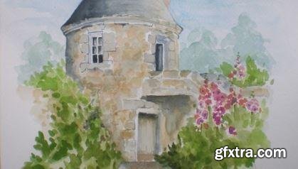 Copy me, learn & paint this watercolour in six easy steps.