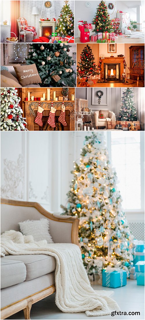 Christmas decorated at home - 7UHQ JPEG