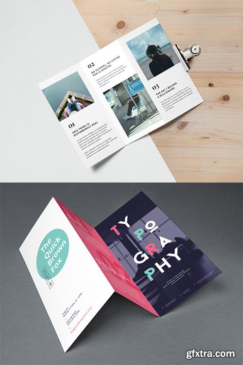 PSD Mock-Ups - Tri Fold Brochure 2016