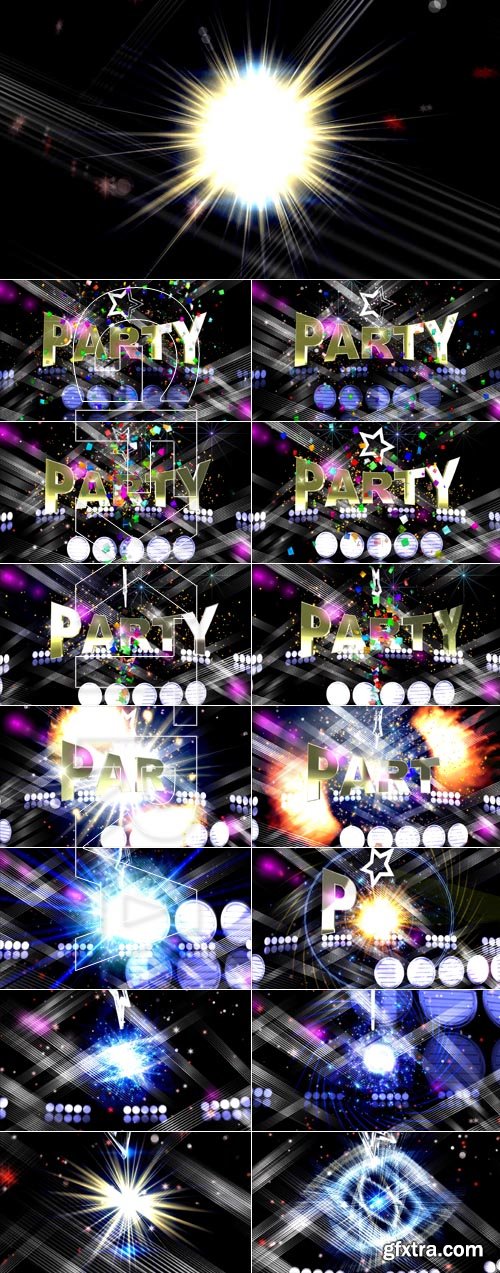 Party animated banner