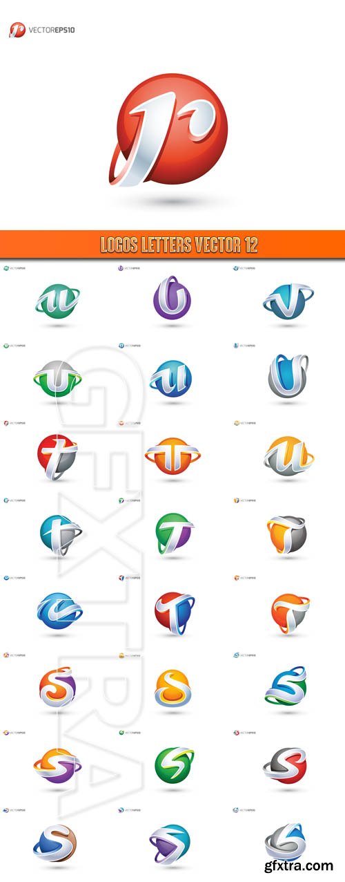 Logos letters vector 12