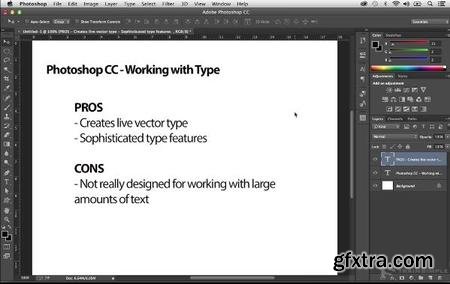 Photoshop CC Working with Type