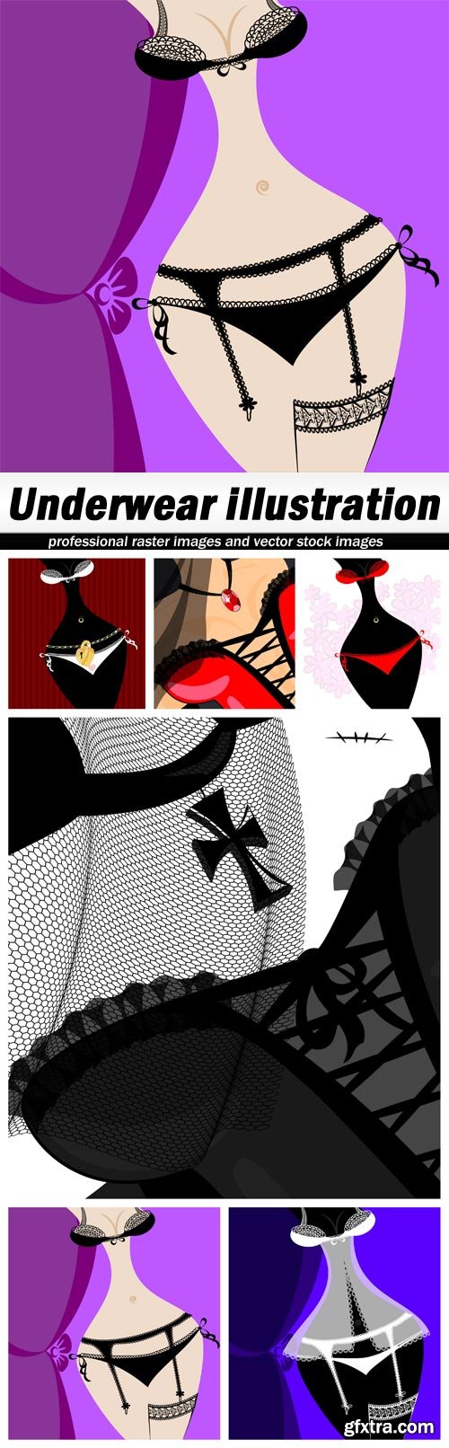 Underwear illustration - 6 EPS