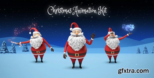 Videohive Santa - Christmas Animation DIY Kit 13677367