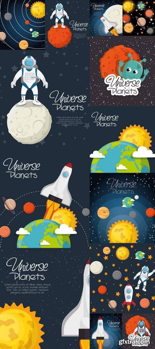 Universe Planets Space Concept