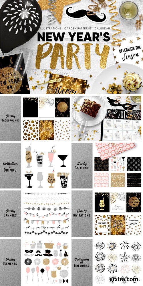 CM 1082080 - New Year\'s Party Set