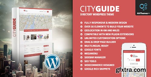 ThemeForest - City Guide v2.91 - Listing Directory WordPress Theme - 16662029