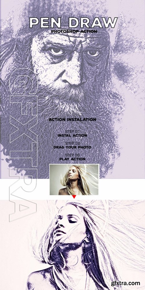 GraphicRiver - Pen Draw Master - Photoshop Action #45 19042490