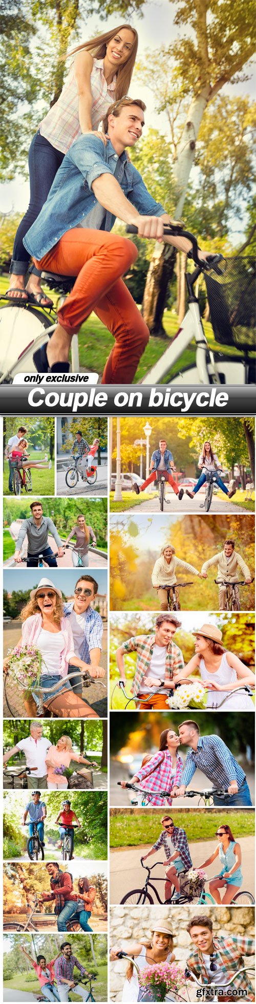 Couple on bicycle - 15 UHQ JPEG