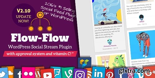 CodeCanyon - Flow-Flow v2.10.14 - WordPress Social Stream Plugin - 9319434
