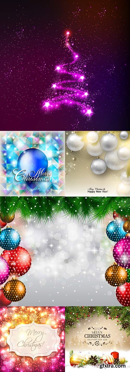 New year\'s backgrounds in vector - 3