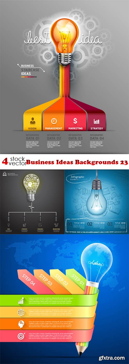 Vectors - Business Ideas Backgrounds 23