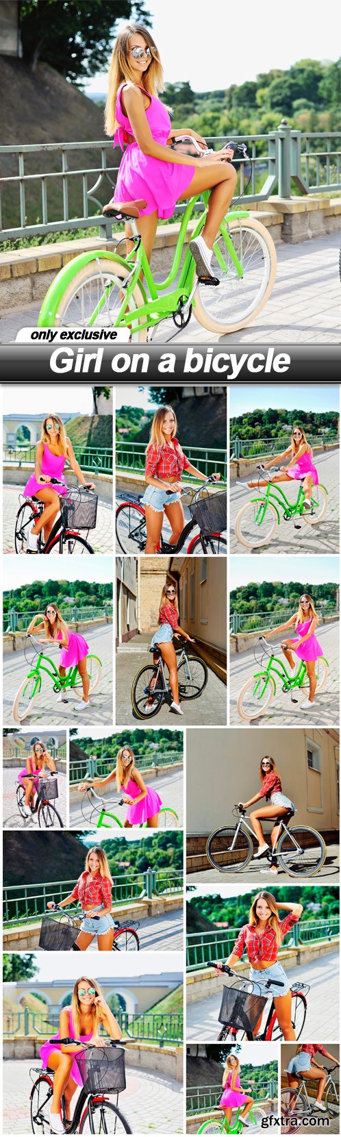 Girl on a bicycle - 15 UHQ JPEG