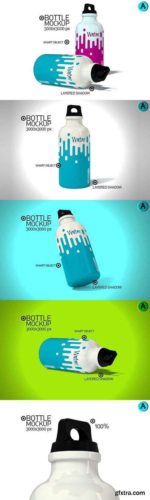 CM - Water Bottle Mock-up 1080441