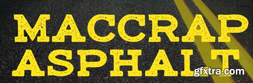 maccrap asphalt font
