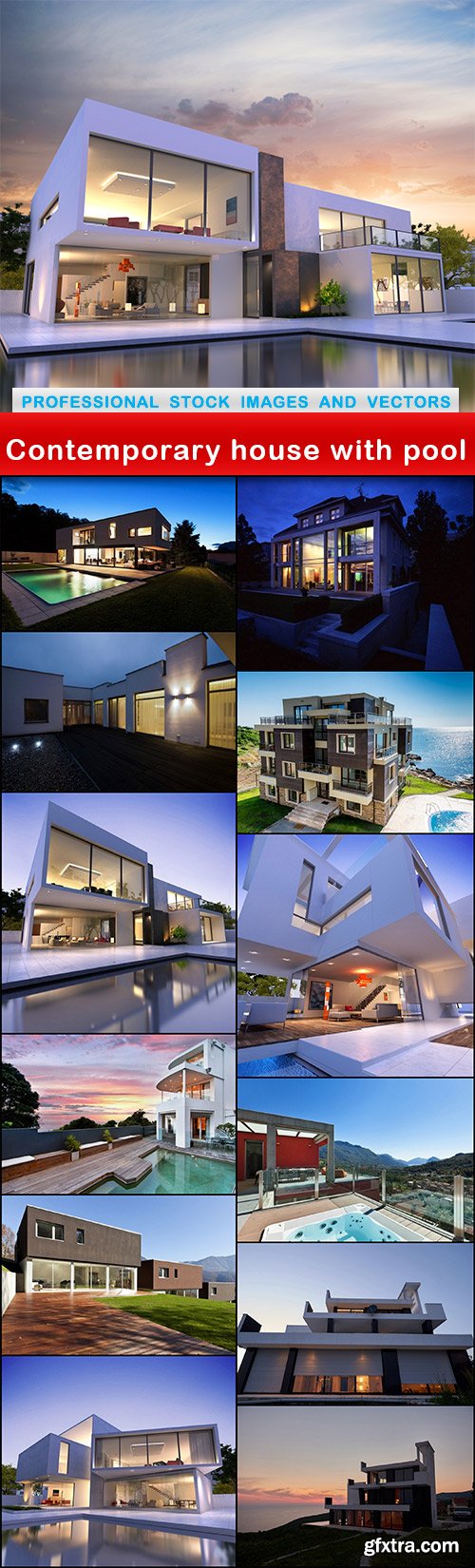 Contemporary house with pool - 13 UHQ JPEG