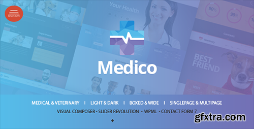 ThemeForest - Medico v1.0.5 - Medical & Veterinary WP Theme - 12963405