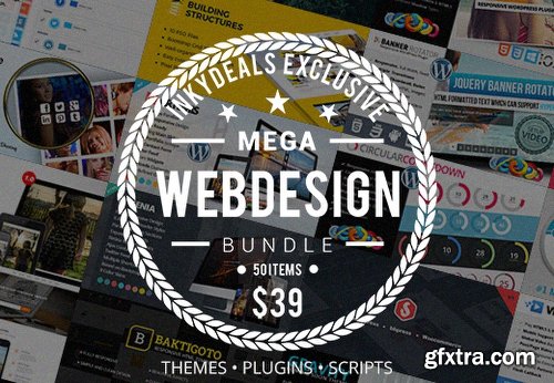 Mega Web Design Bundle with $3,450 worth of Themes, Plugins, Scripts & Code