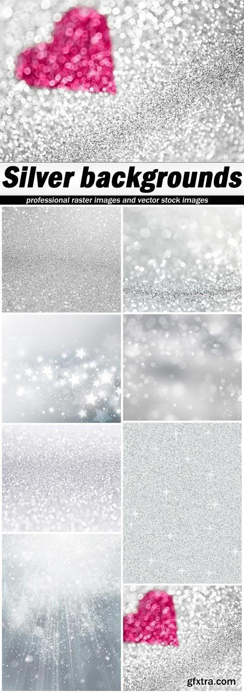 Silver backgrounds - 8 UHQ JPEG