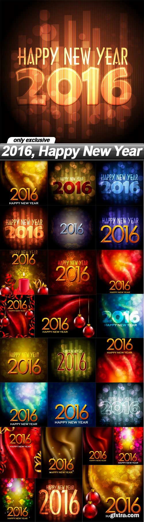 2016, Happy New Year - 25 EPS