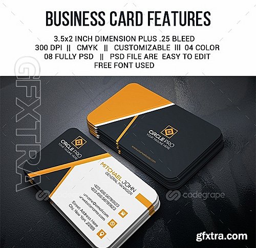 Corporate Business Card 9927