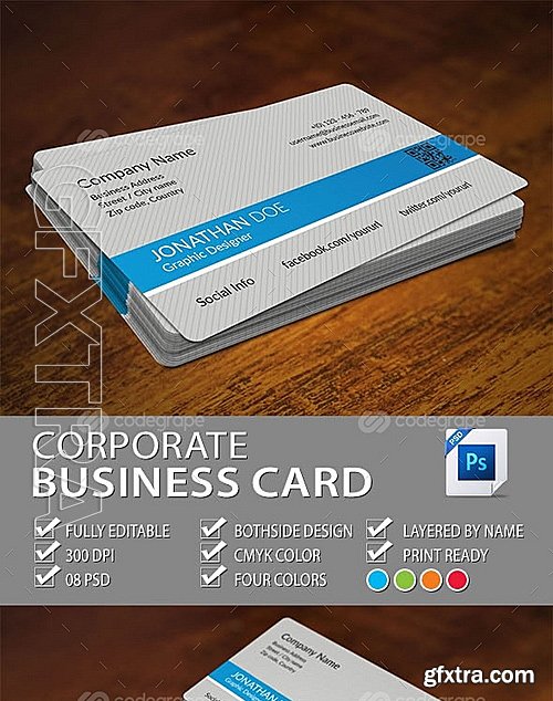 Corporate Business Card 10398