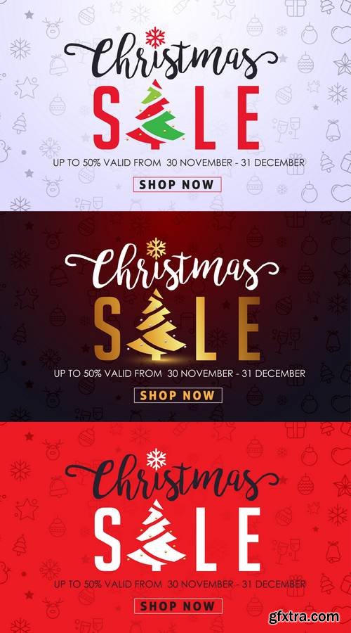 Merry Christmas Sale Background