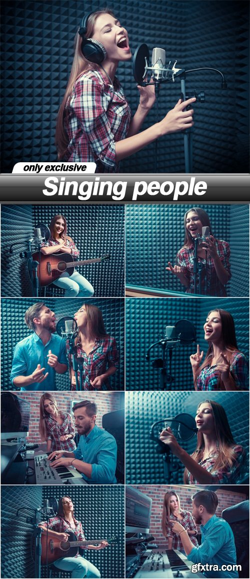 Singing people - 9 UHQ JPEG