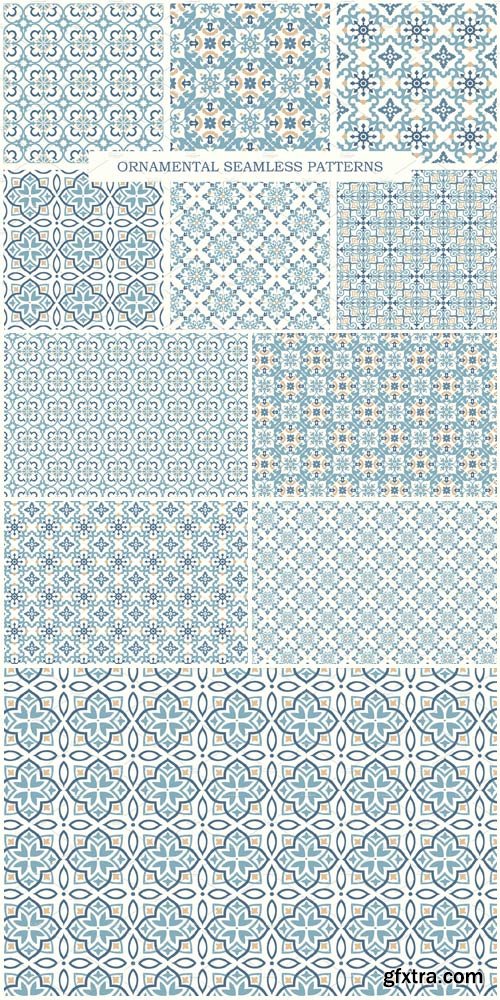 CM 1106621 - Arabic Ornamental Seamless Patterns