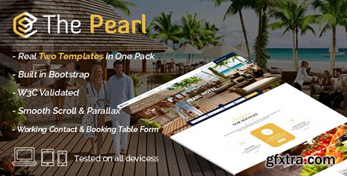 ThemeForest - Pearl v1.2 - Hotel & Restaurant Template - 14373573
