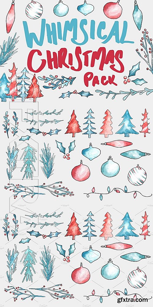 CM - Whimsical Christmas Illustrations 1101659