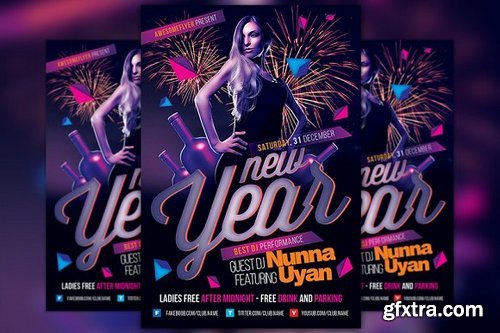 CM - New Year Party Event Flyer 1099354