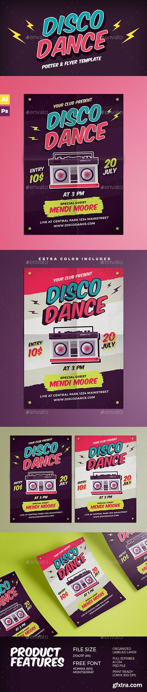 Graphicriver Disco Dance Poster Flyer 15608465
