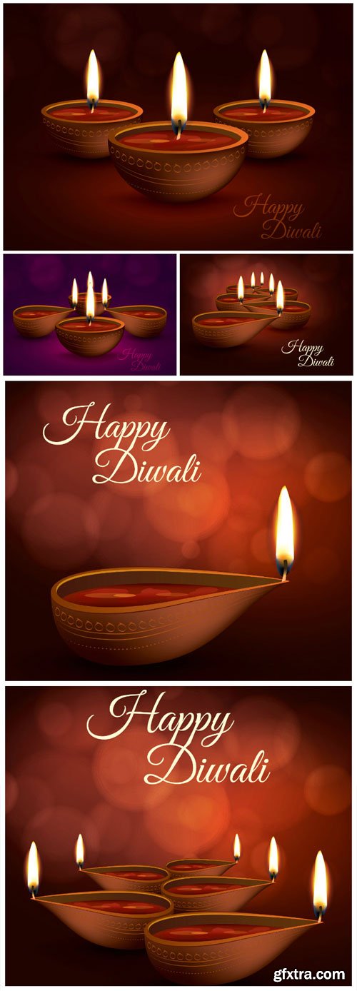 Happy Diwali Holiday vector