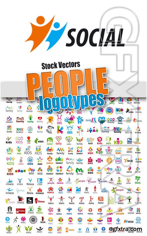 People logos - Stock Vectors