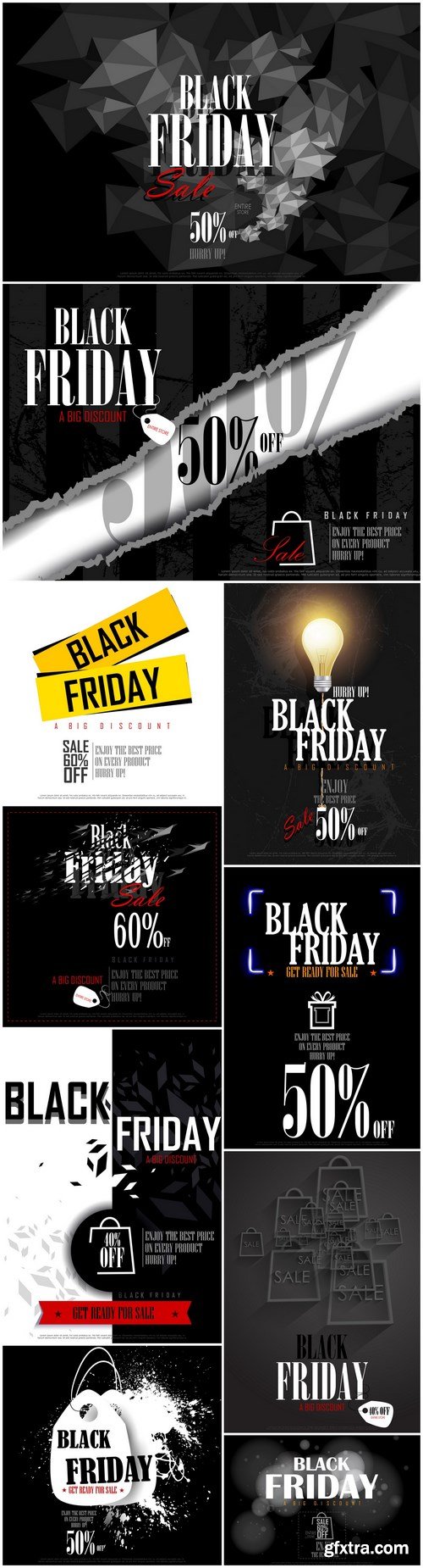 Black Friday Sale and Promotion offer banner - 10xEPS