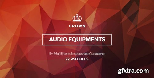 ThemeForest - Crown - Audio Equipments PSD Template 16286747
