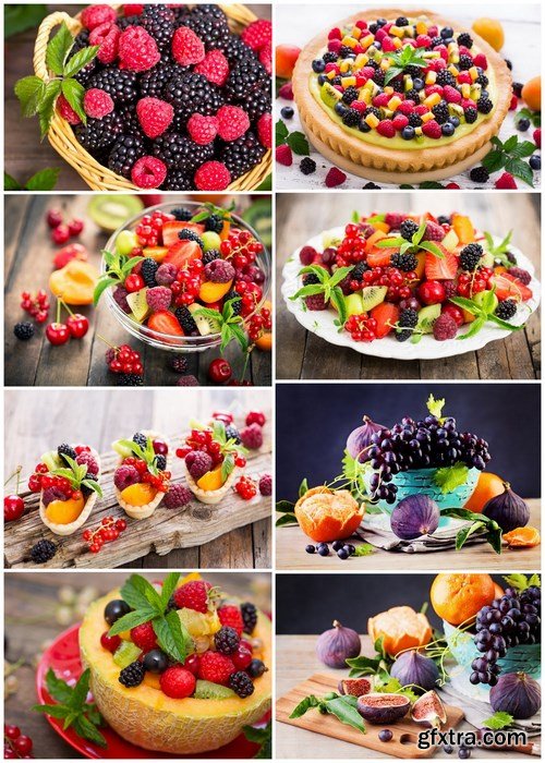 Fresh Fruit - 8 UHQ JPEG Stock Images
